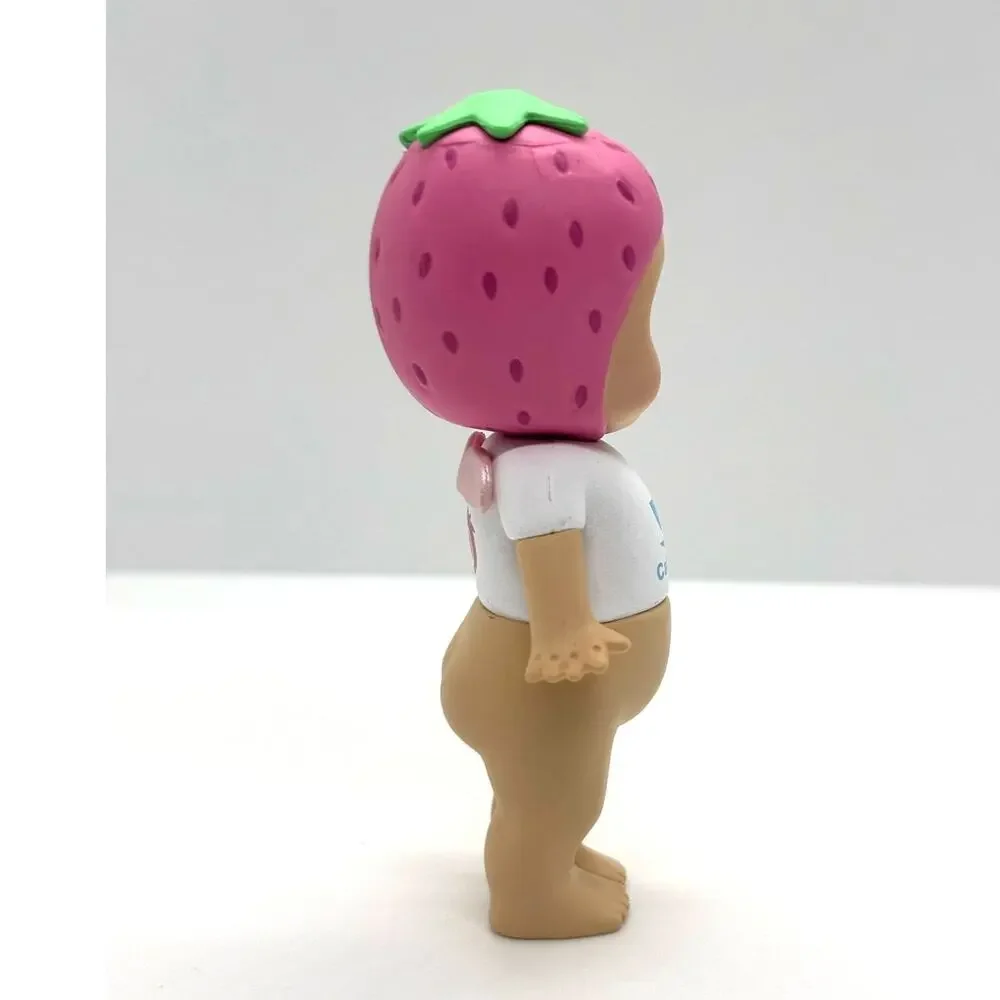 New Unbranded Kewpie/Angel Collectible Mini Figure, Strawberry Cafe, Open Box